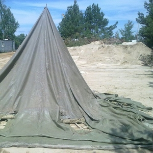 армейские тенты, палатки брезентовые, пошив