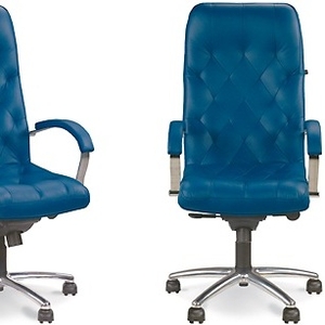  Кресла для руководителей,  CUBA steel chrome (с механизмом «Мультиблок