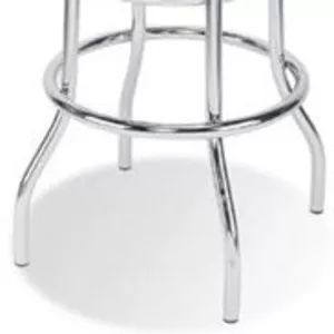 Стул высокий RETRO TWIST chrome (вращающейся сидение),  стулья для барн
