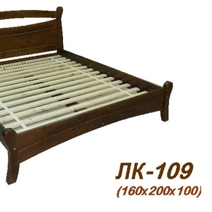 Кровать,  деревянная,  Лк- 109,  Скиф,  из массива хвойных пород деревьев