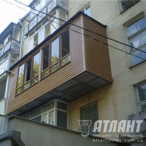 Ремонт балкона,  расширение балкона в Одессе