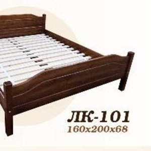 Кровать,  деревянная,  Лк- 101,  Скиф,  из массива хвойных пород деревьев