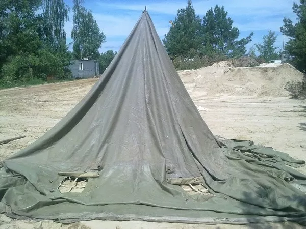  Тенты, навесы брезентовые, палатки армейские любых размеров, пошив 4