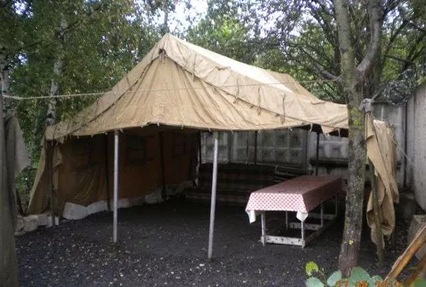 Продам тенты брезентовые,  палатки лагерные 16