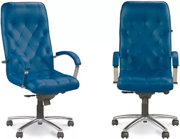  Кресла для руководителей,  CUBA steel chrome (с механизмом «Мультиблок