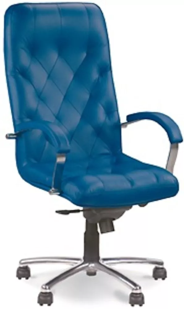  Кресла для руководителей,  CUBA steel chrome (с механизмом «Мультиблок 3