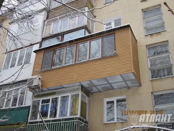 Ремонт балкона,  расширение балкона в Одессе 2