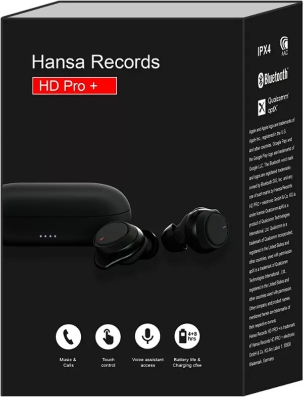 Наушники беспроводные Hansa Records 3