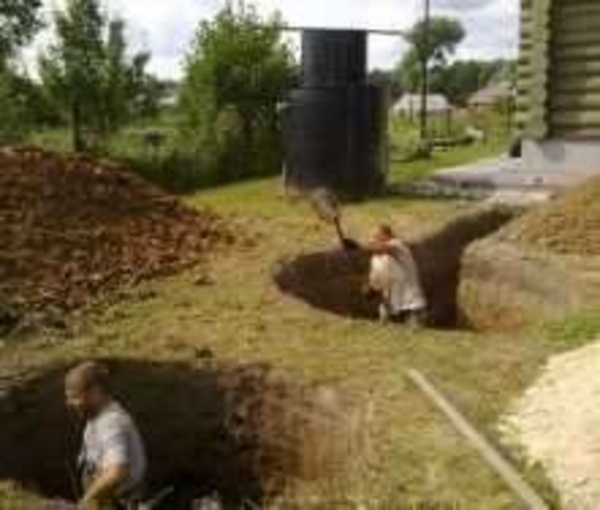 Землянные работы в ручную и спецтехникой Копка Оесса